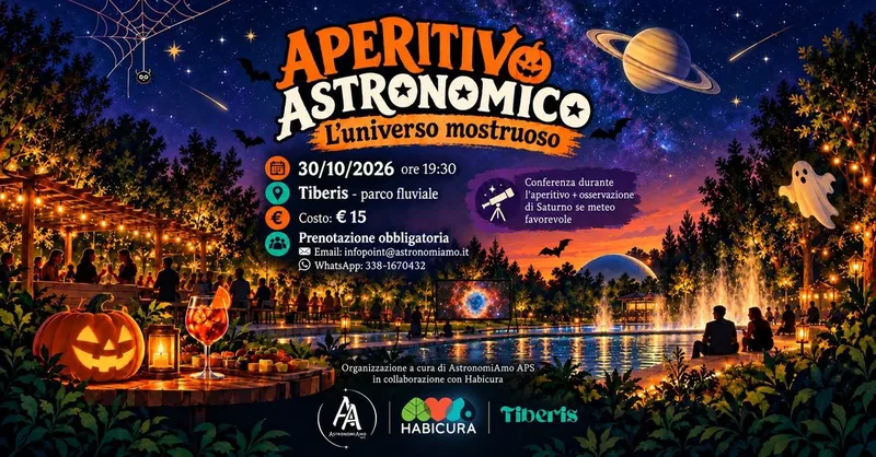 Aperitivo astronomico al Tiberis – L’Universo mostruoso 🎃🔭