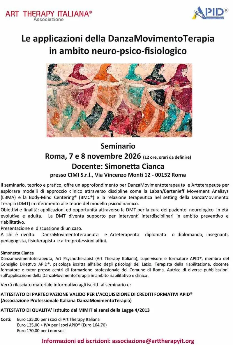 LE APPLICAPPLICAZIONI della DanzaMovimentoTerapia IN A MBITO NEURO-PSICO-FISIOLOGICO
