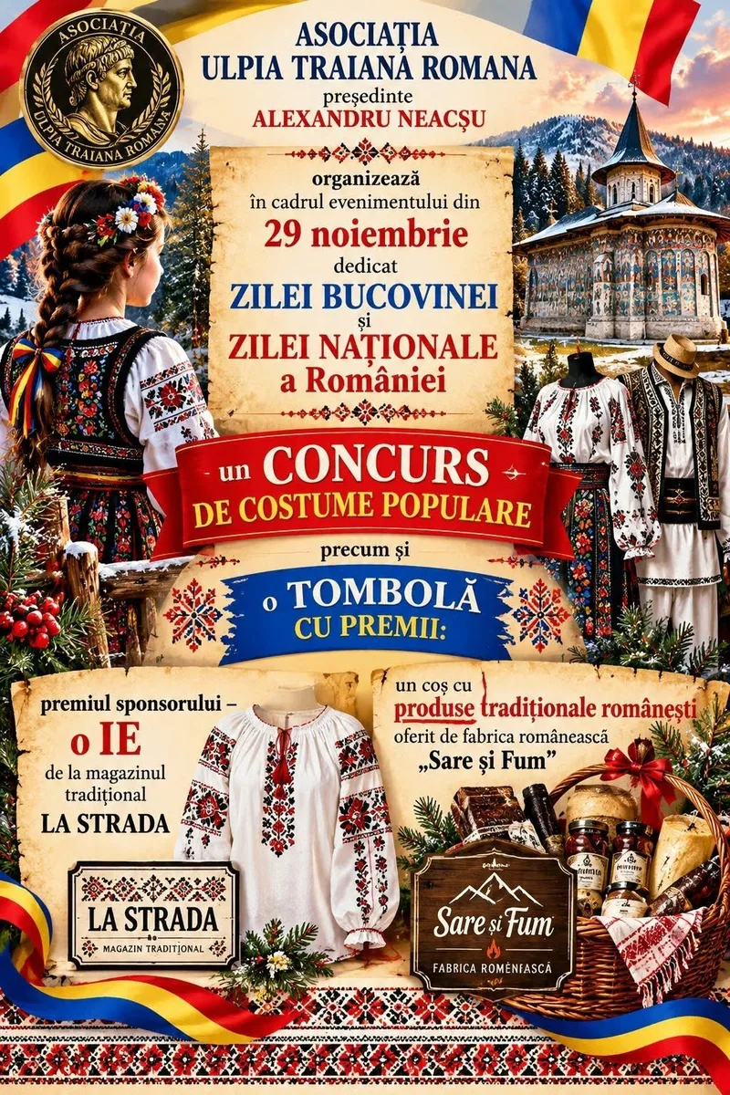 ZILEI BUCOVINEI şi ZILEI NAȚIONALE aROMÂNIEI 