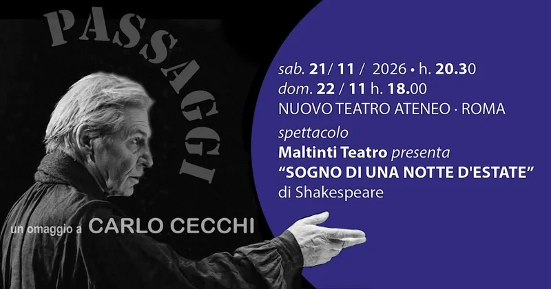 “SOGNO DI UNA NOTTE D'ESTATE” di Shakespeare
