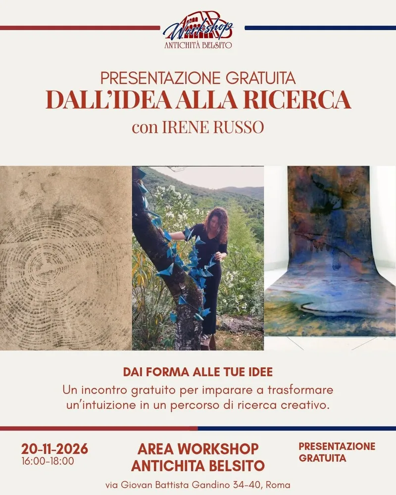  Dall'idea alla ricerca: presentazione gratuita con Irene Russo