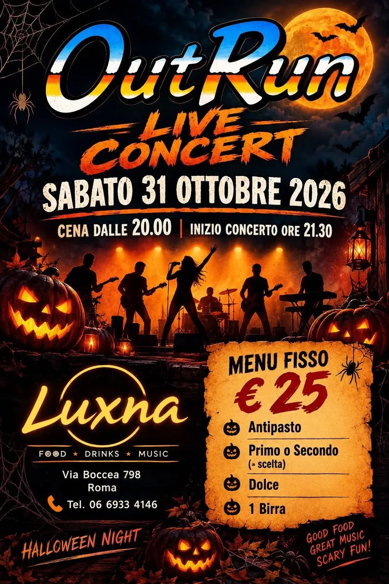 Outrun Live al Luxna!!