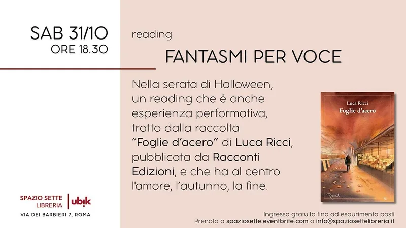 Reading  "Fantasmi per voce"