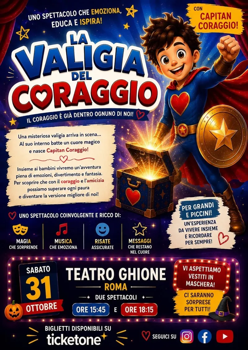 Spettacolo LA VALIGIA DEL CORAGGIO