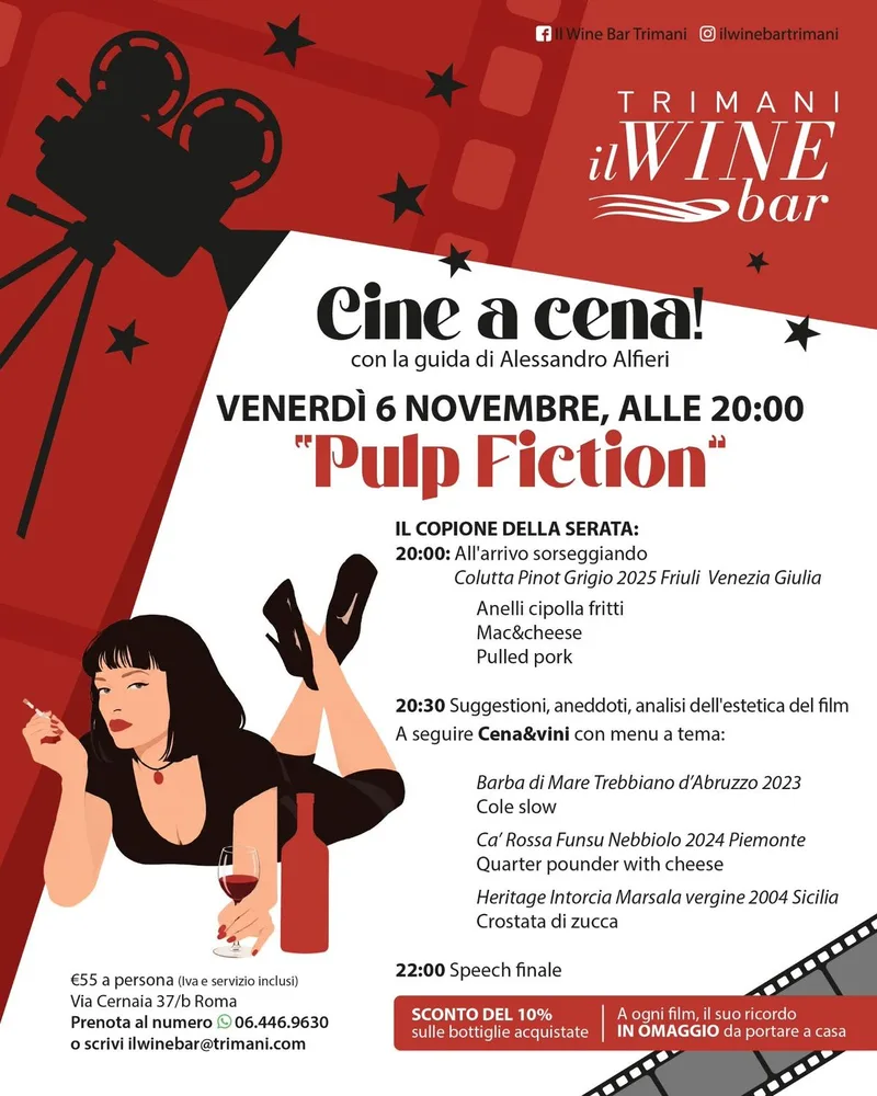 Cine a Cena! PULP FICTION di Quentin Tarantino